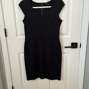 Ann Taylor Sz 4 Petite Black Work Dress